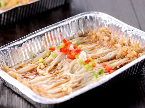 兰州锡纸烤金针菇